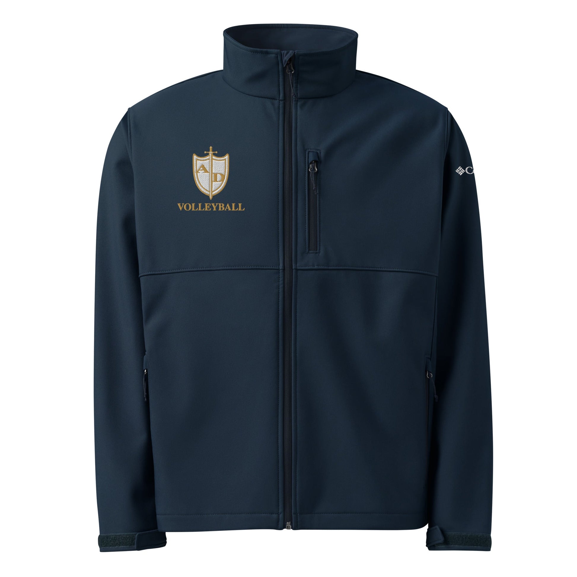 Signature | Columbia Soft Shell Jacket | Arma Dei Academy Volleyball | Shield Logo