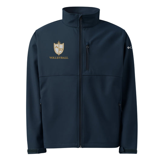 Signature | Columbia Soft Shell Jacket | Arma Dei Academy Volleyball | Shield Logo