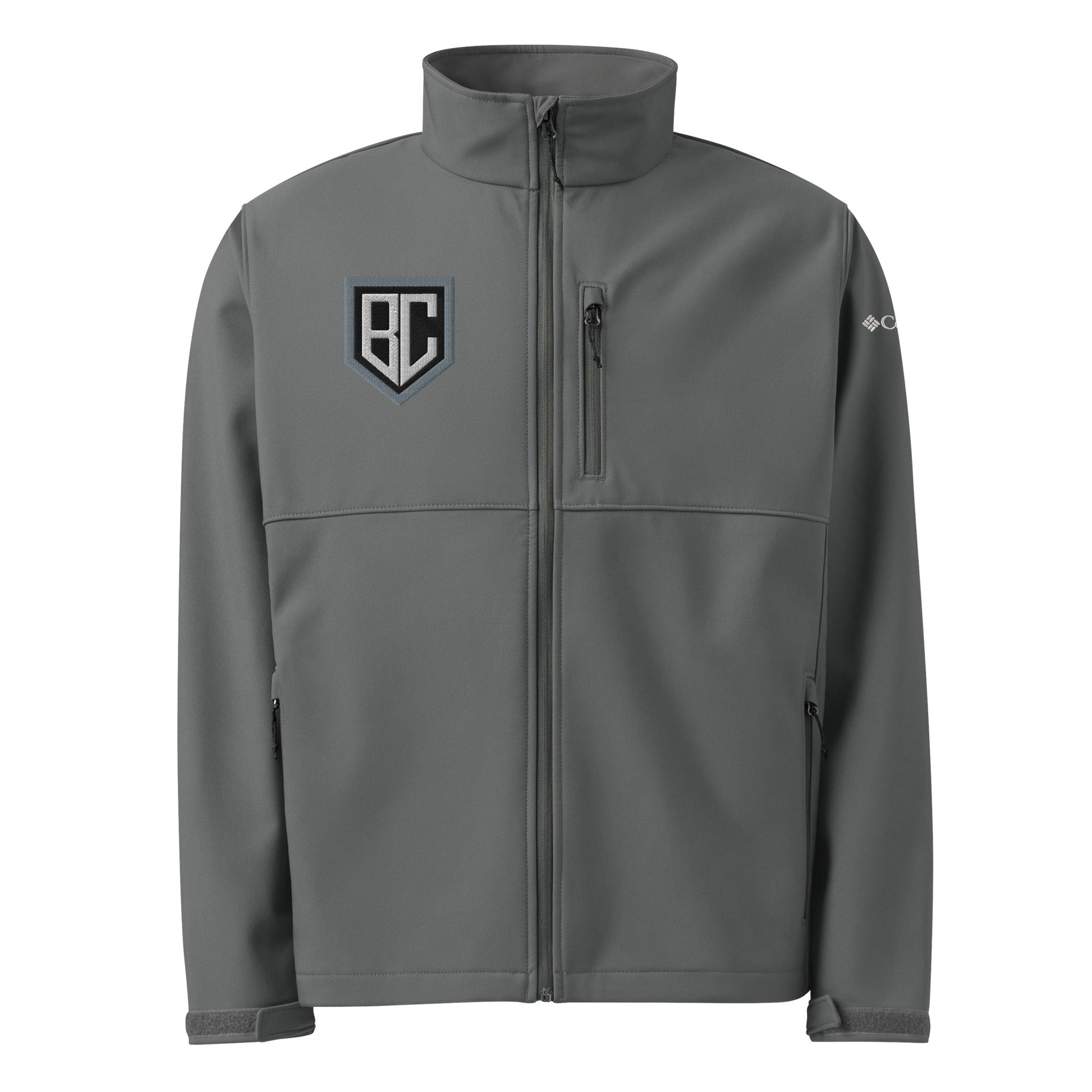 Signature | Columbia Soft Shell Jacket | Blue Collar Softball 2034 | Emblem Logo