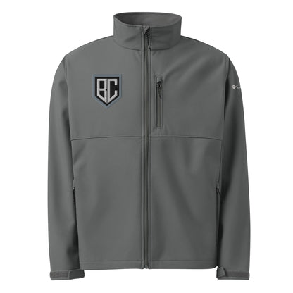 Signature | Columbia Soft Shell Jacket | Blue Collar Softball 2034 | Emblem Logo