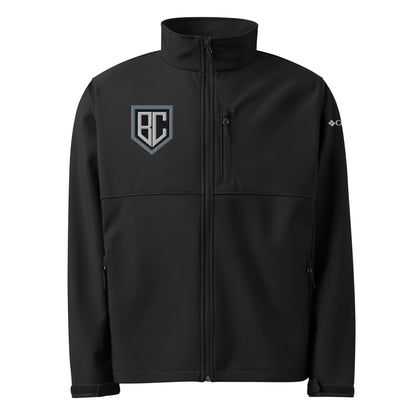 Signature | Columbia Soft Shell Jacket | Blue Collar Softball 2034 | Emblem Logo