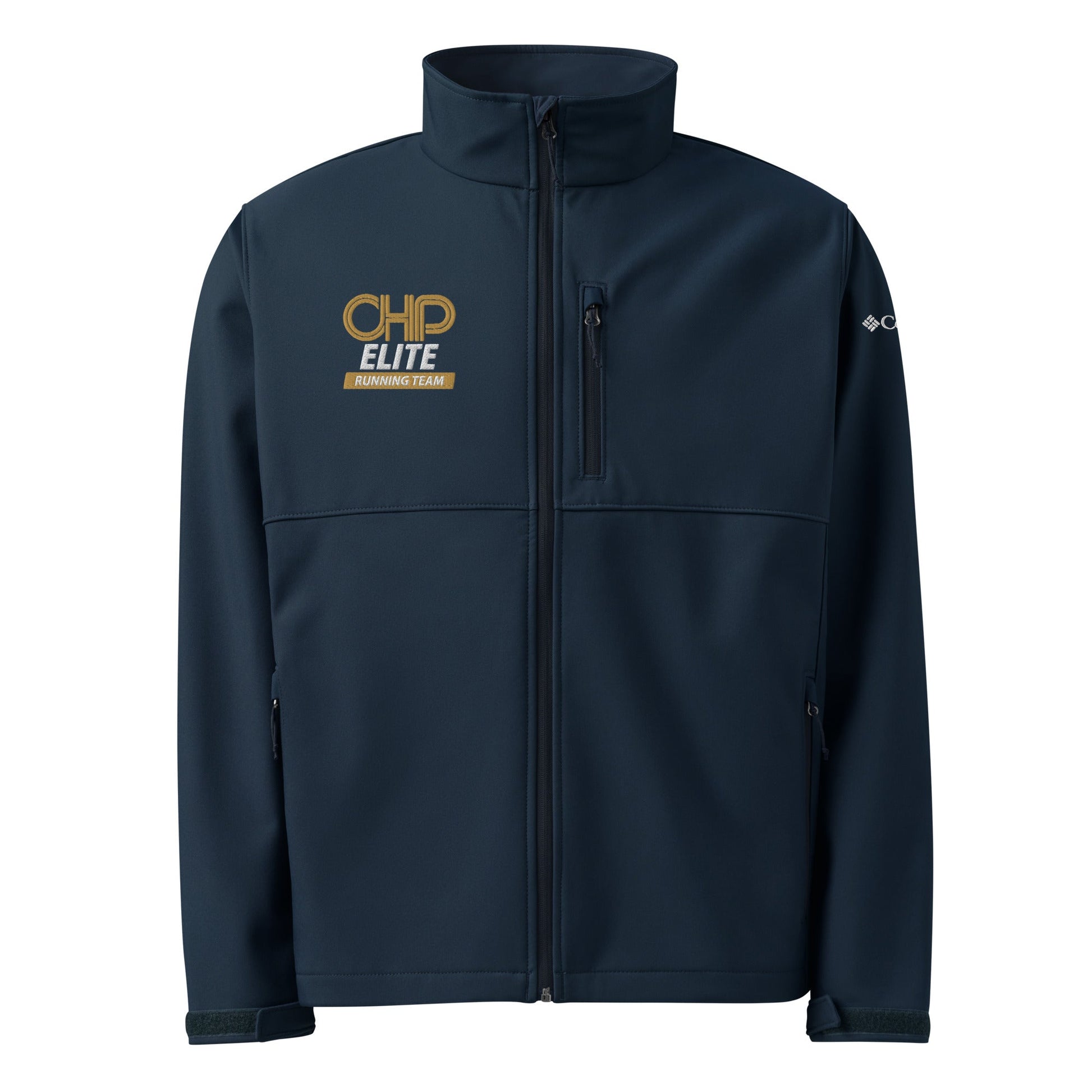 Signature | Columbia Soft Shell Jacket | CHP Elite Running Team | Runner Crest Logo