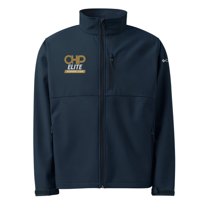 Signature | Columbia Soft Shell Jacket | CHP Elite Running Team | Runner Crest Logo