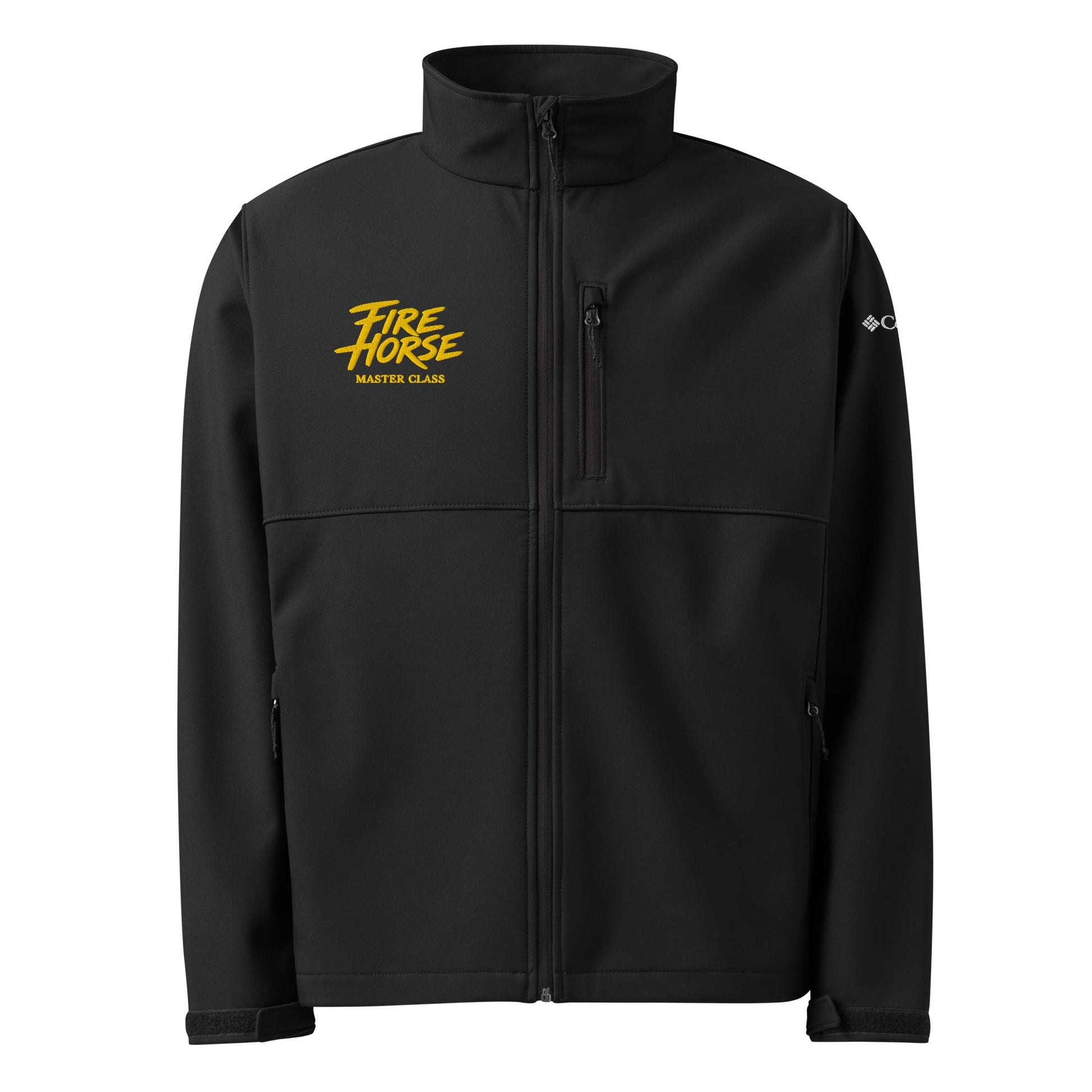 Signature | Columbia Soft Shell Jacket | Fire Horse Masters | Script Logo