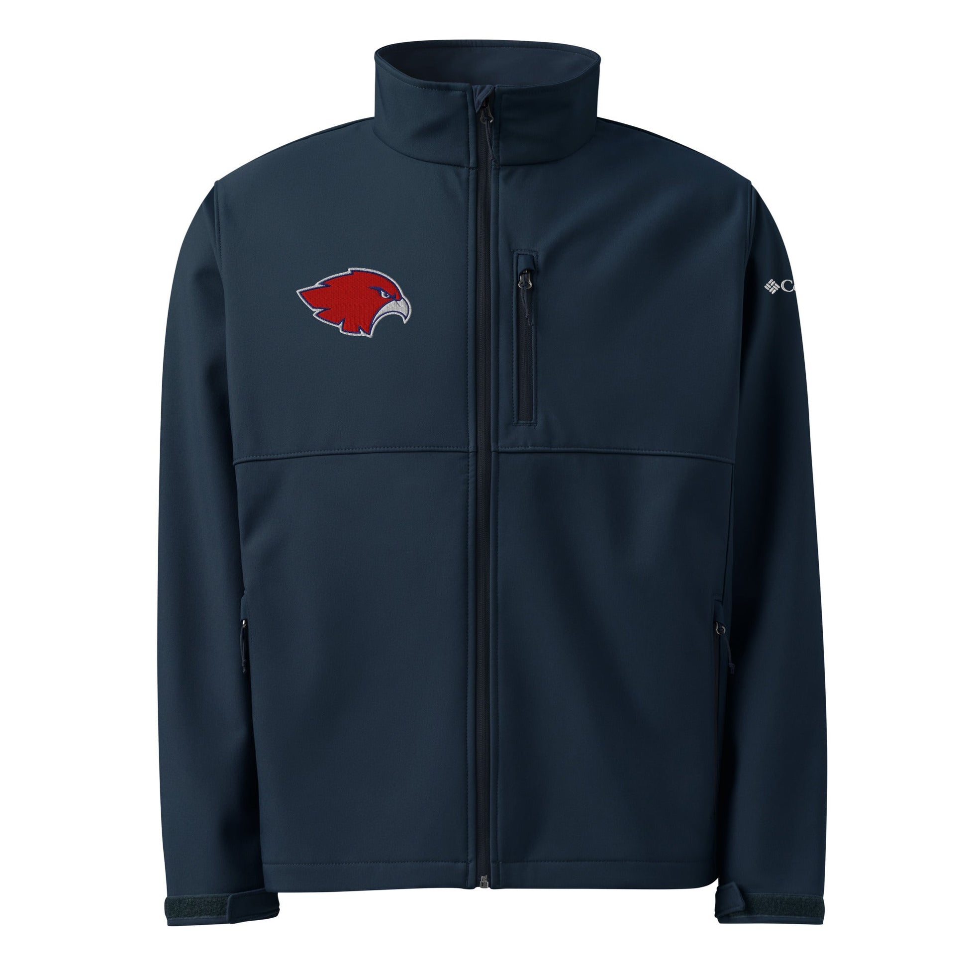 Signature | Columbia Soft Shell Jacket | Frontier softball | Mascot Logo