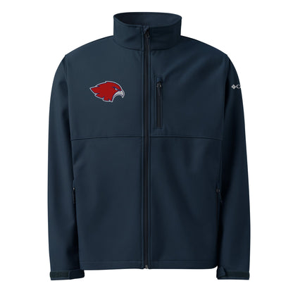 Signature | Columbia Soft Shell Jacket | Frontier softball | Mascot Logo