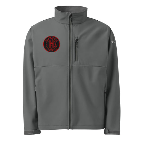 Signature | Columbia Soft Shell Jacket | Hemingford Bobcats | Badge Logo