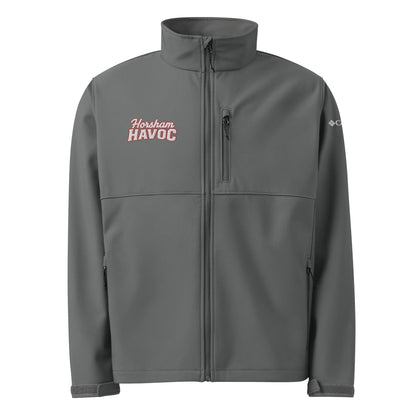 Signature | Columbia Soft Shell Jacket | Horsham Travel Baseball | Havoc Logo