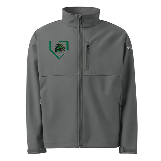 Signature | Columbia Soft Shell Jacket | John Cooper Baseball | Home Dragon Logo
