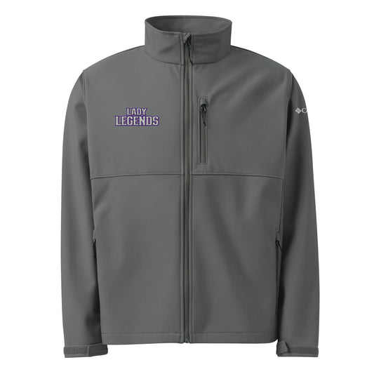 Signature | Columbia Soft Shell Jacket | Lady Legends Volleyball | Script Logo