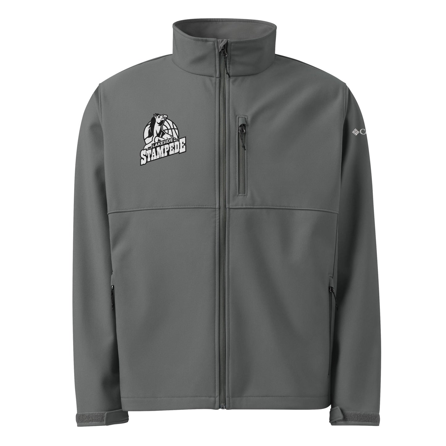 Signature | Columbia Soft Shell Jacket | Lakeside Stampede | Basketball Mascot Logo