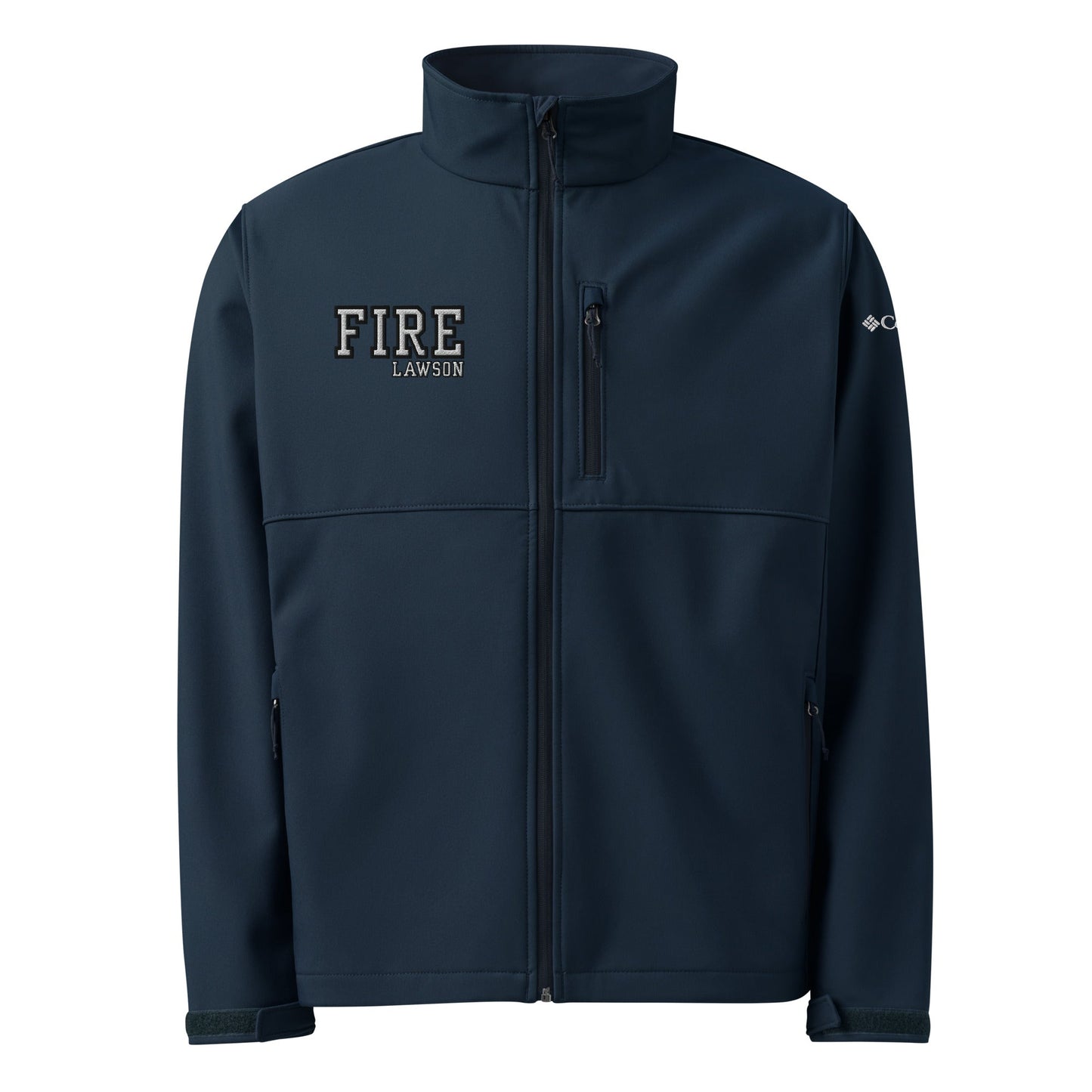 Signature | Columbia Soft Shell Jacket | Lawson Fire Department | Script Logo