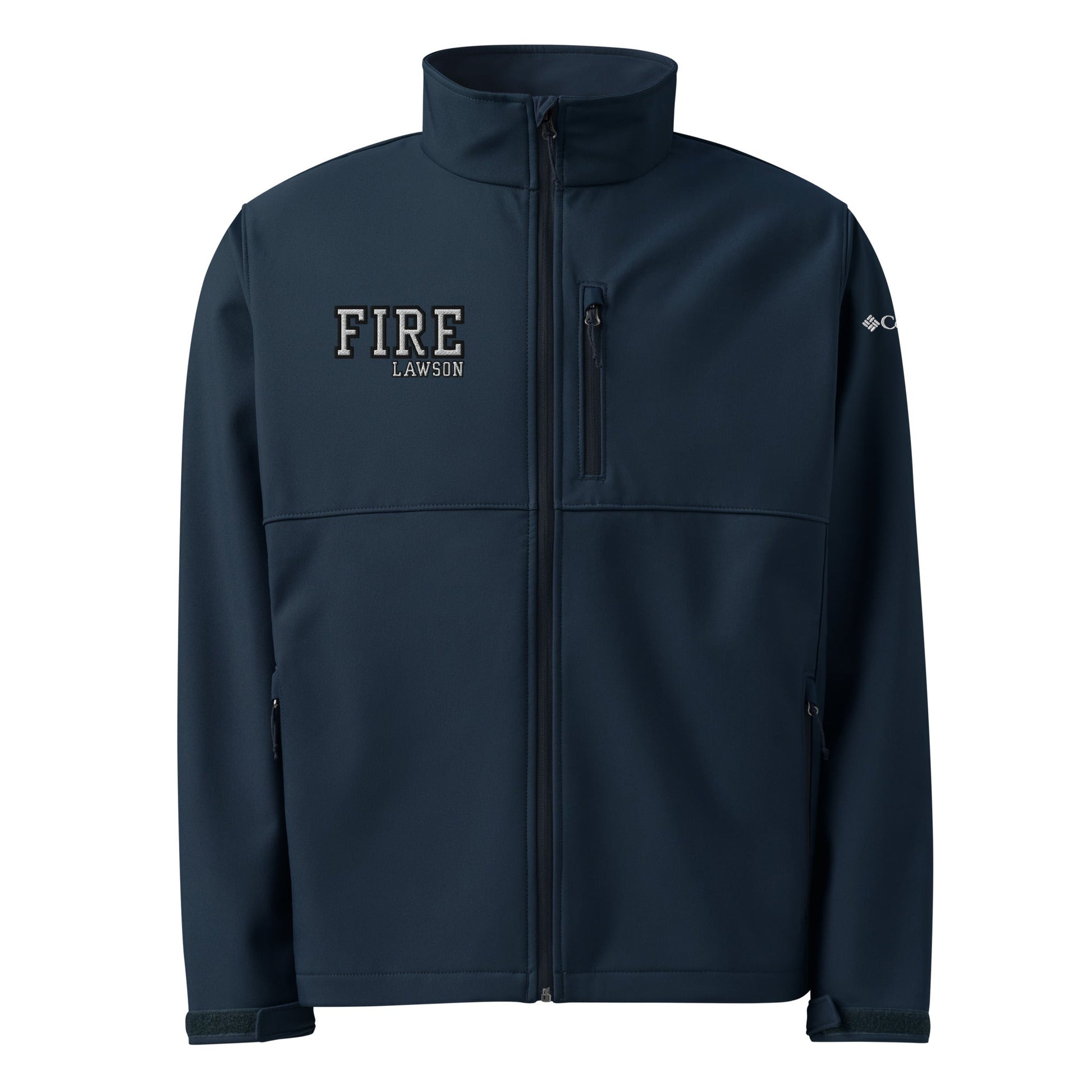 Signature | Columbia Soft Shell Jacket | Lawson Fire Department | Script Logo