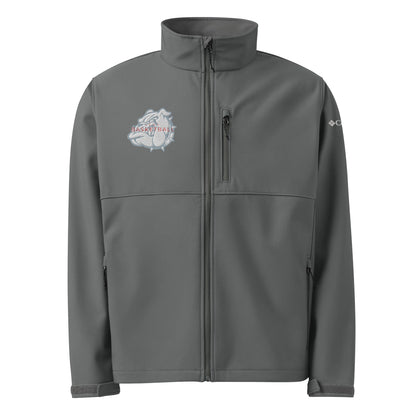 Signature | Columbia Soft Shell Jacket | Lynn English Cheerleading | Bulldogs Basketball Logo