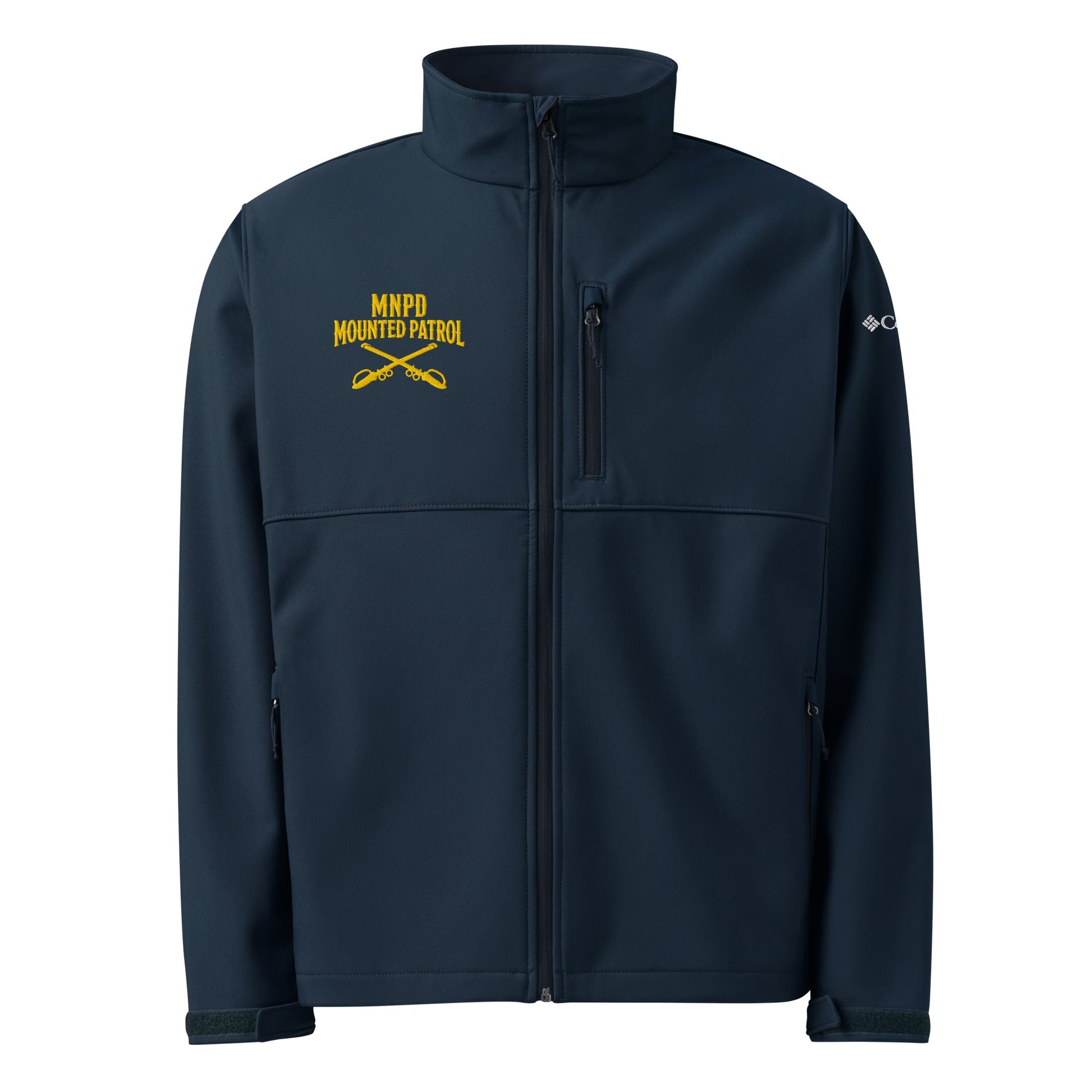 Signature | Columbia Soft Shell Jacket | Metro Nashville Police Department Horse Mounted Patrol | Sabres MNPD Logo