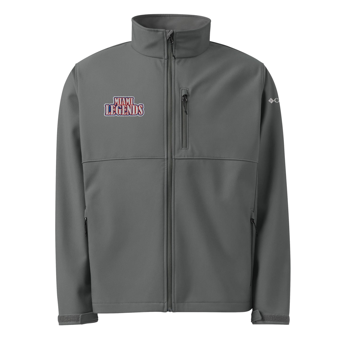 Signature | Columbia Soft Shell Jacket | Miami Legends Football | King Shield Logo