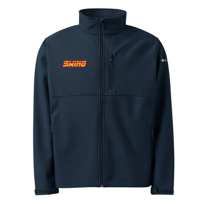 Signature | Columbia Soft Shell Jacket | Midwest Swing Softball | Mark Logo