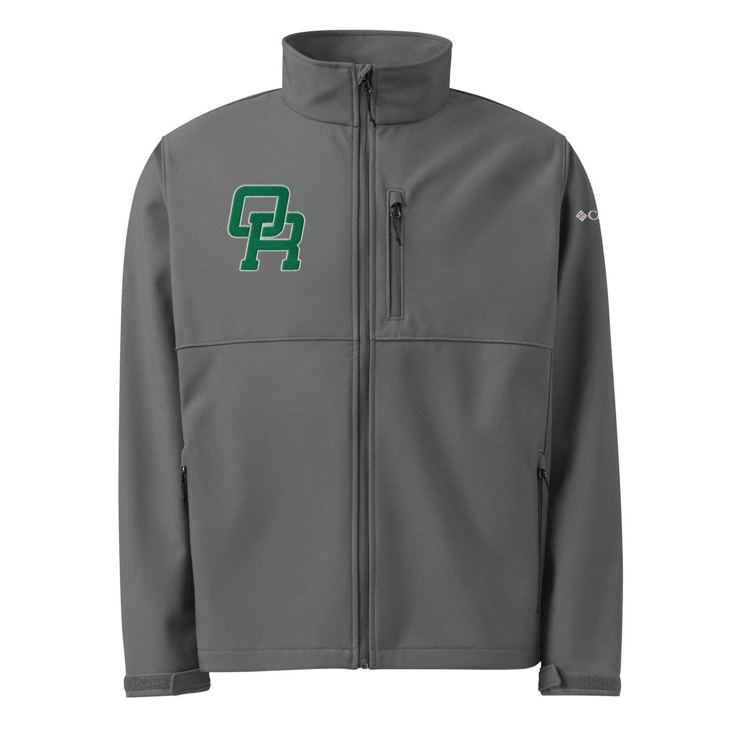 Signature | Columbia Soft Shell Jacket | Oakridge Flag Football | Varsity Interlock Logo