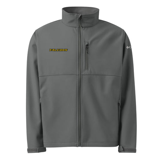 Signature | Columbia Soft Shell Jacket | Pfeiffer University Golf | Alt Logo