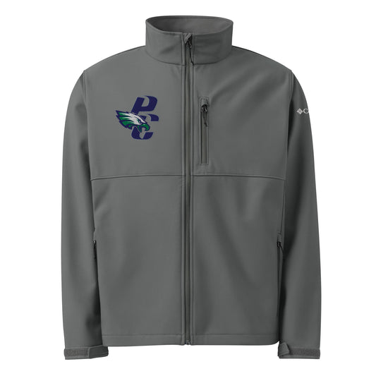 Signature | Columbia Soft Shell Jacket | PINE CREEK SWIM & DIVE | PC Mascot Logo