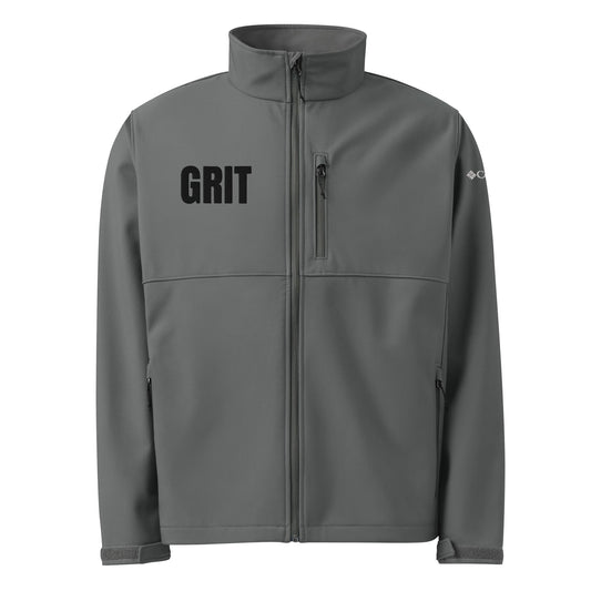 Signature | Columbia Soft Shell Jacket | Pure Grit Softball | Black Logo