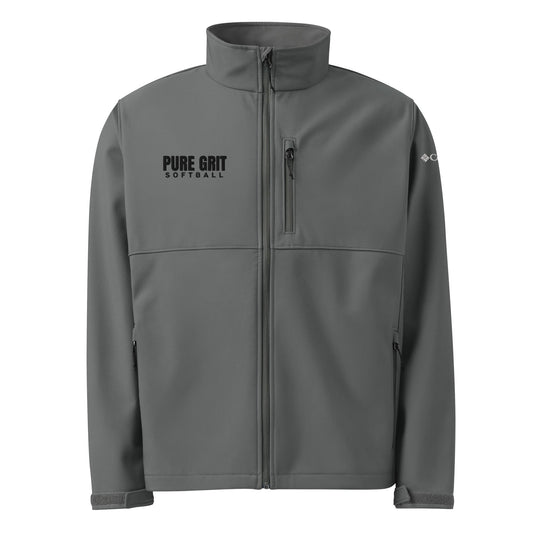 Signature | Columbia Soft Shell Jacket | Pure Grit Softball | Main Logo