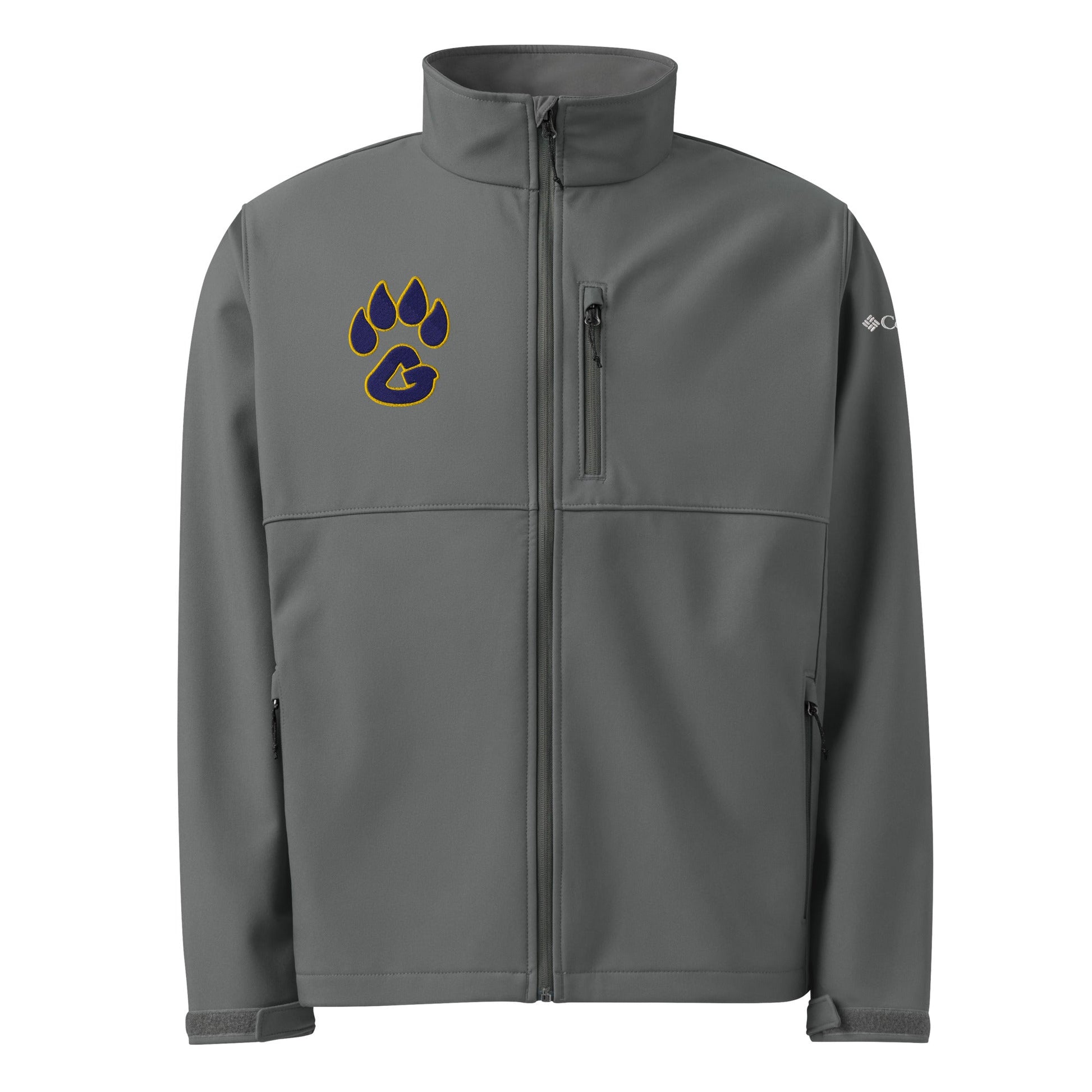 Signature | Columbia Soft Shell Jacket | Rutherford County Grizzlies Football | Paw Print Logo
