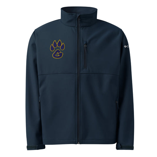 Signature | Columbia Soft Shell Jacket | Rutherford County Grizzlies Football | Paw Print Logo