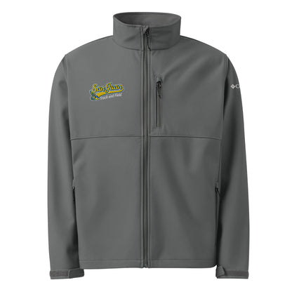 Signature | Columbia Soft Shell Jacket | San Juan Track and Field | Script Logo