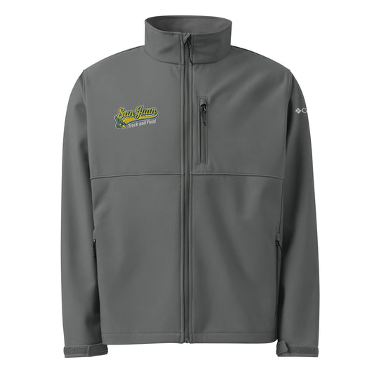 Signature | Columbia Soft Shell Jacket | San Juan Track and Field | Script Logo