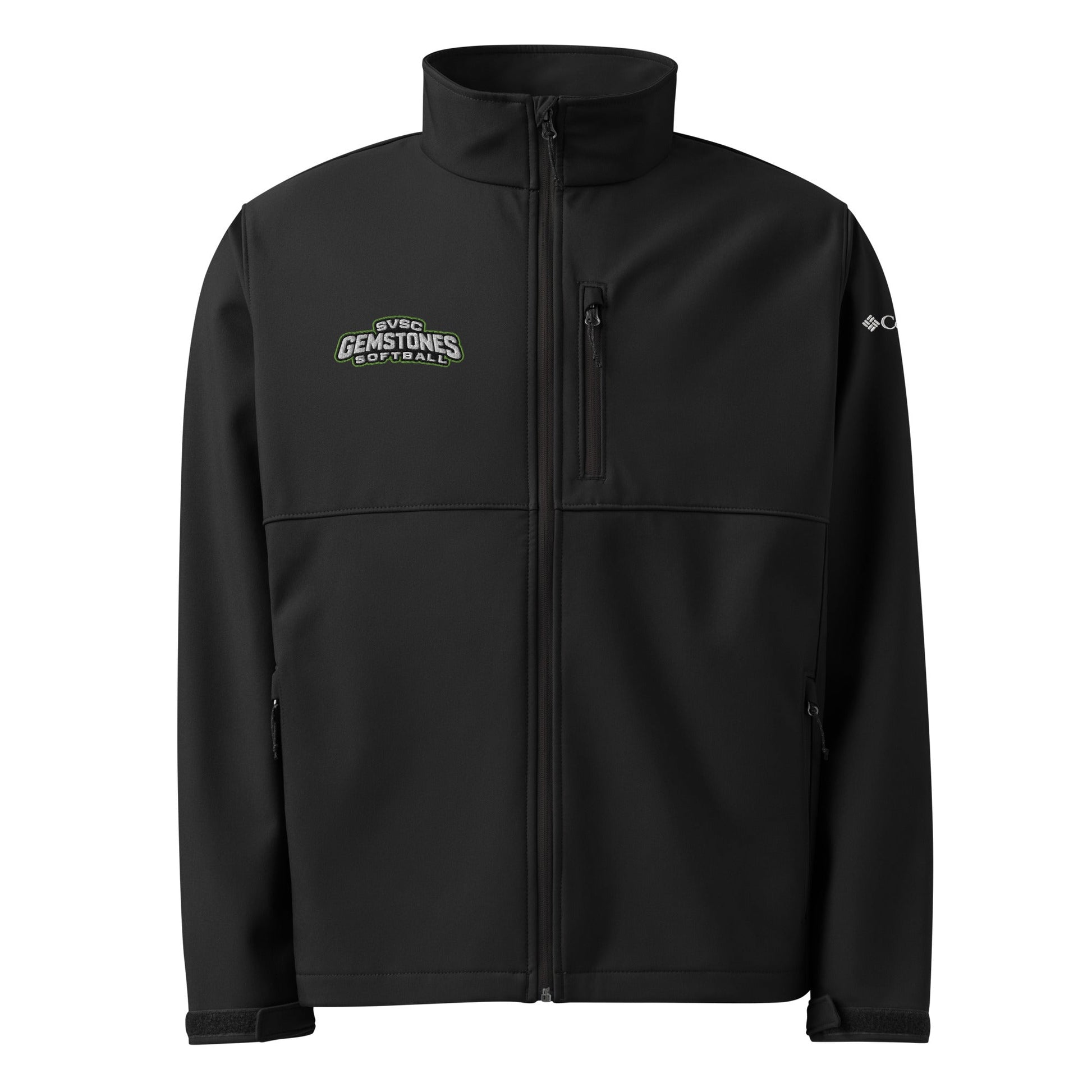 Signature | Columbia Soft Shell Jacket | Silver Valley Gemstones | Vanguard Logo
