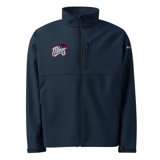 Signature | Columbia Soft Shell Jacket | Upper Makefield Youth Baseball & Softball League | Mavs Logo