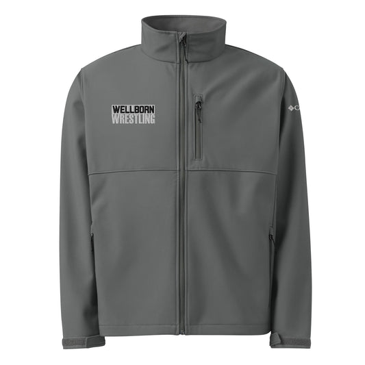 Signature | Columbia Soft Shell Jacket | Wellborn Youth Wrestling | Script Logo