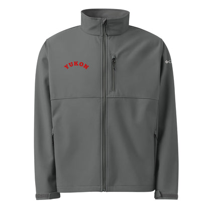 Signature | Columbia Soft Shell Jacket | Yukon Student Council | Script Logo