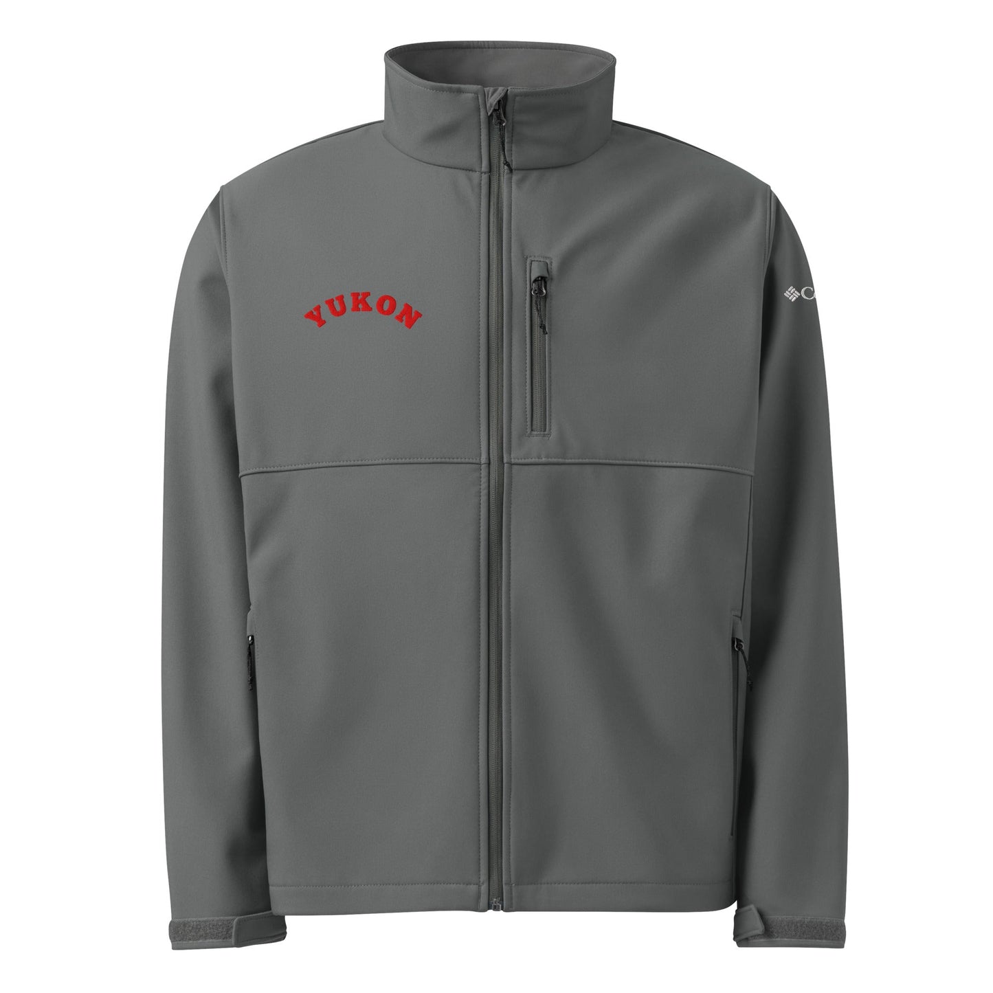 Signature | Columbia Soft Shell Jacket | Yukon Student Council | Script Logo