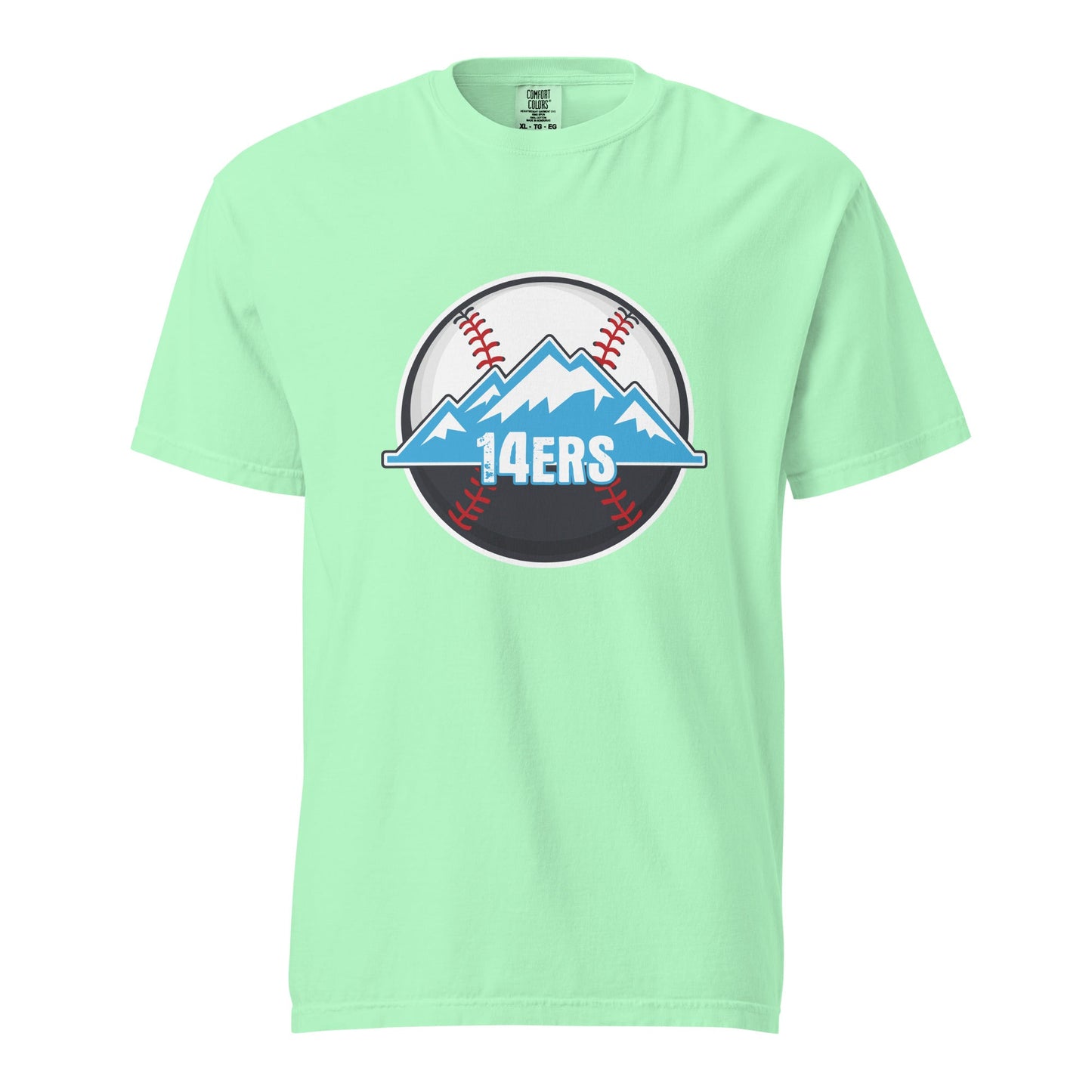Signature | Comfort Colors T-Shirt | 14ers Baseball | Athletics Logo
