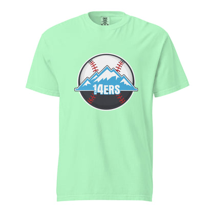 Signature | Comfort Colors T-Shirt | 14ers Baseball | Athletics Logo