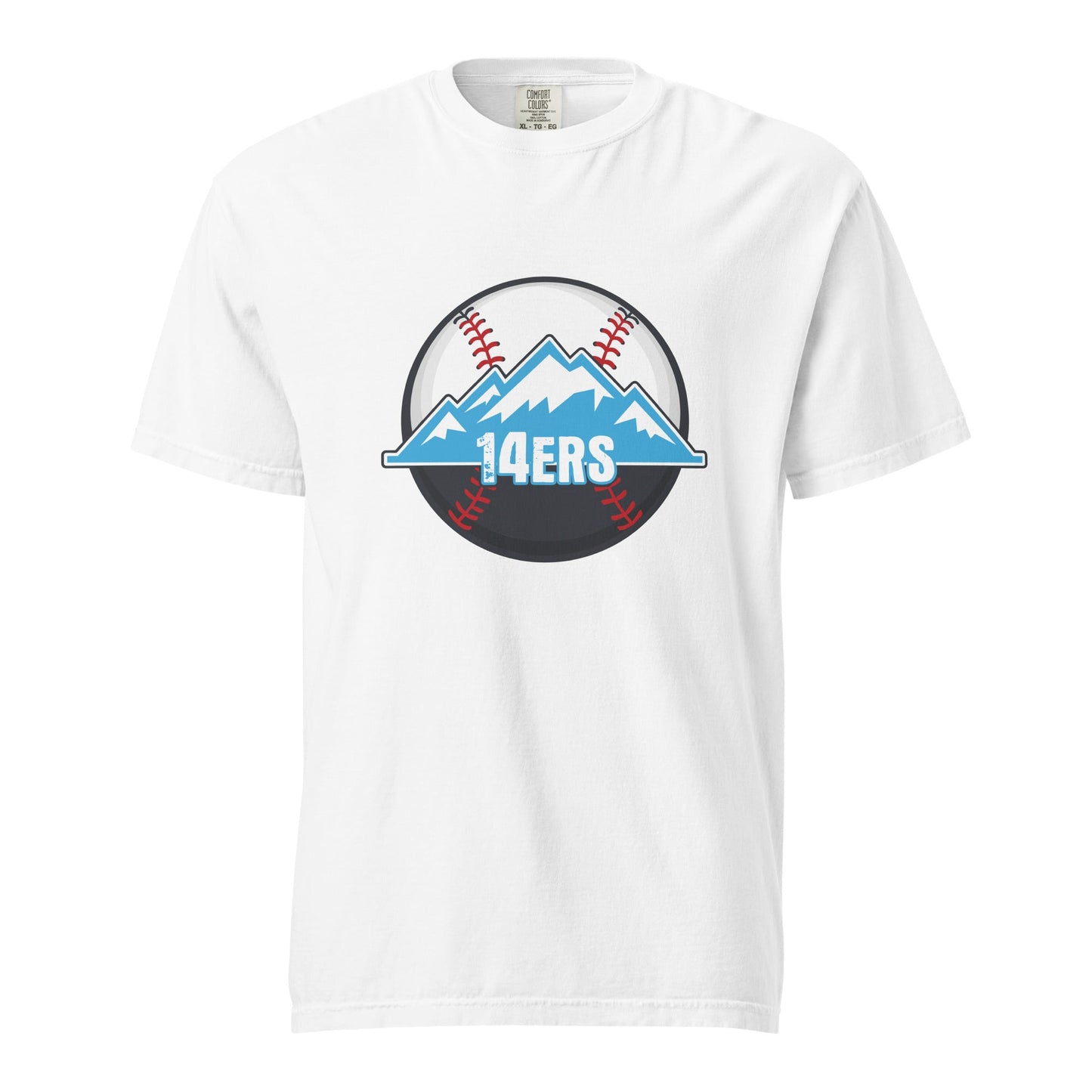 Signature | Comfort Colors T-Shirt | 14ers Baseball | Athletics Logo