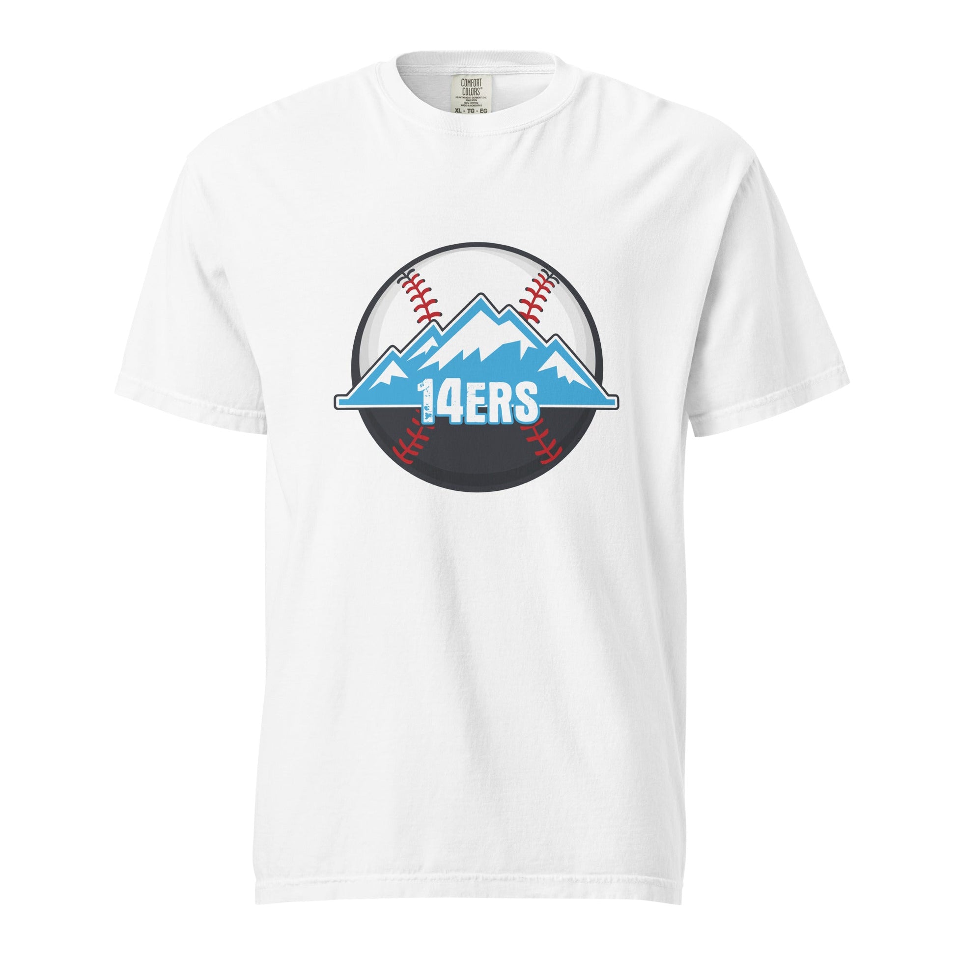 Signature | Comfort Colors T-Shirt | 14ers Baseball | Athletics Logo