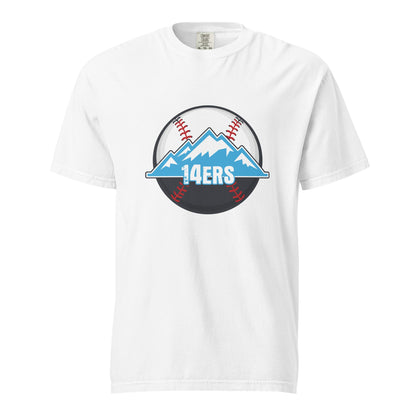 Signature | Comfort Colors T-Shirt | 14ers Baseball | Athletics Logo