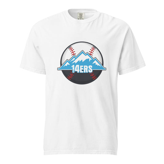 Signature | Comfort Colors T-Shirt | 14ers Baseball | Athletics Logo