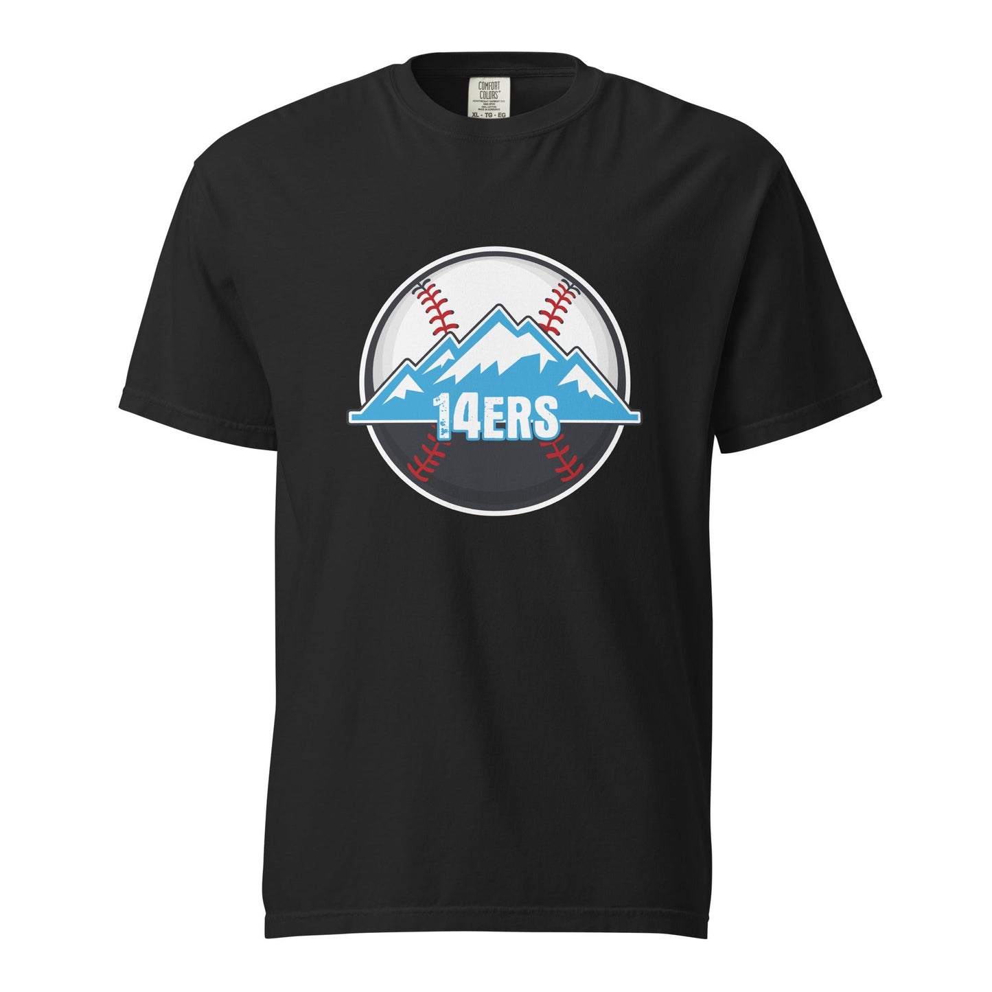 Signature | Comfort Colors T-Shirt | 14ers Baseball | Athletics Logo
