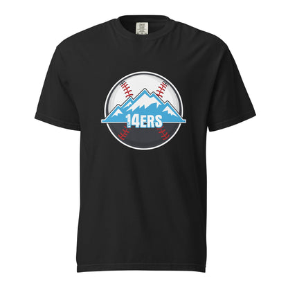 Signature | Comfort Colors T-Shirt | 14ers Baseball | Athletics Logo