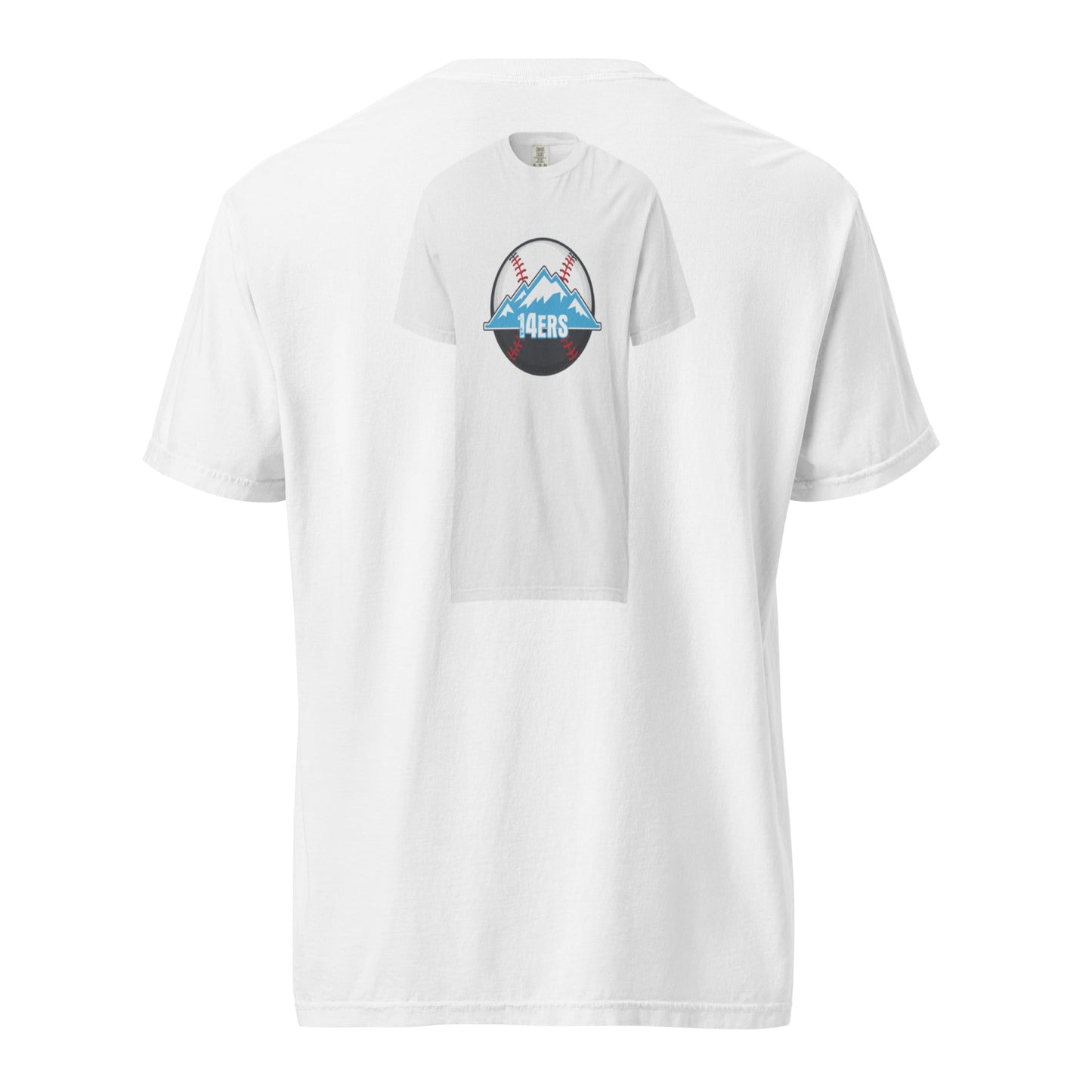 Signature | Comfort Colors T-Shirt | 14ers Baseball | Athletics Logo