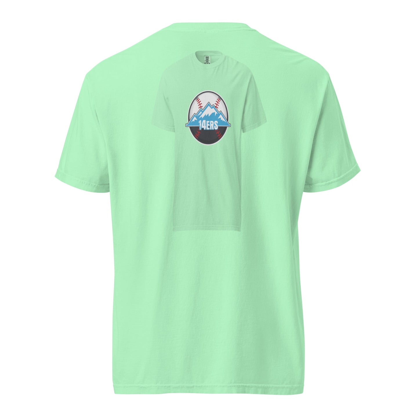 Signature | Comfort Colors T-Shirt | 14ers Baseball | Athletics Logo