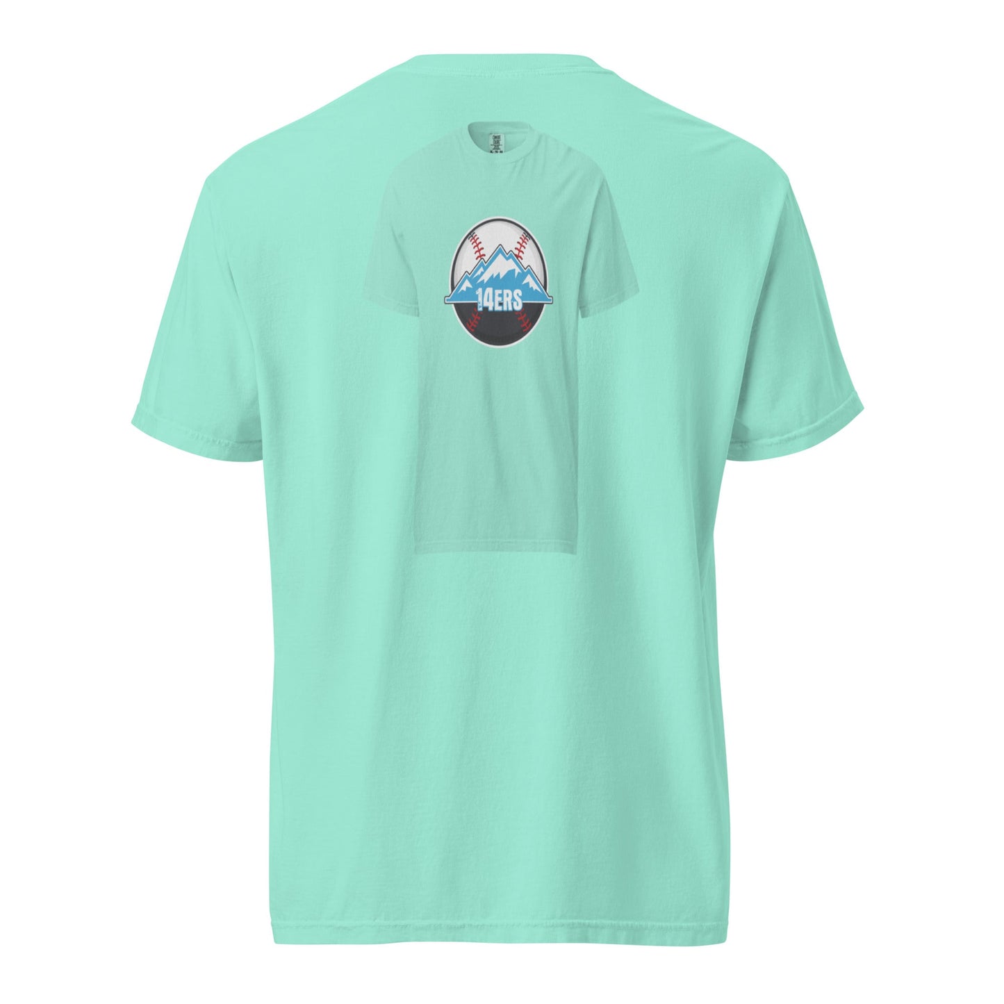 Signature | Comfort Colors T-Shirt | 14ers Baseball | Athletics Logo