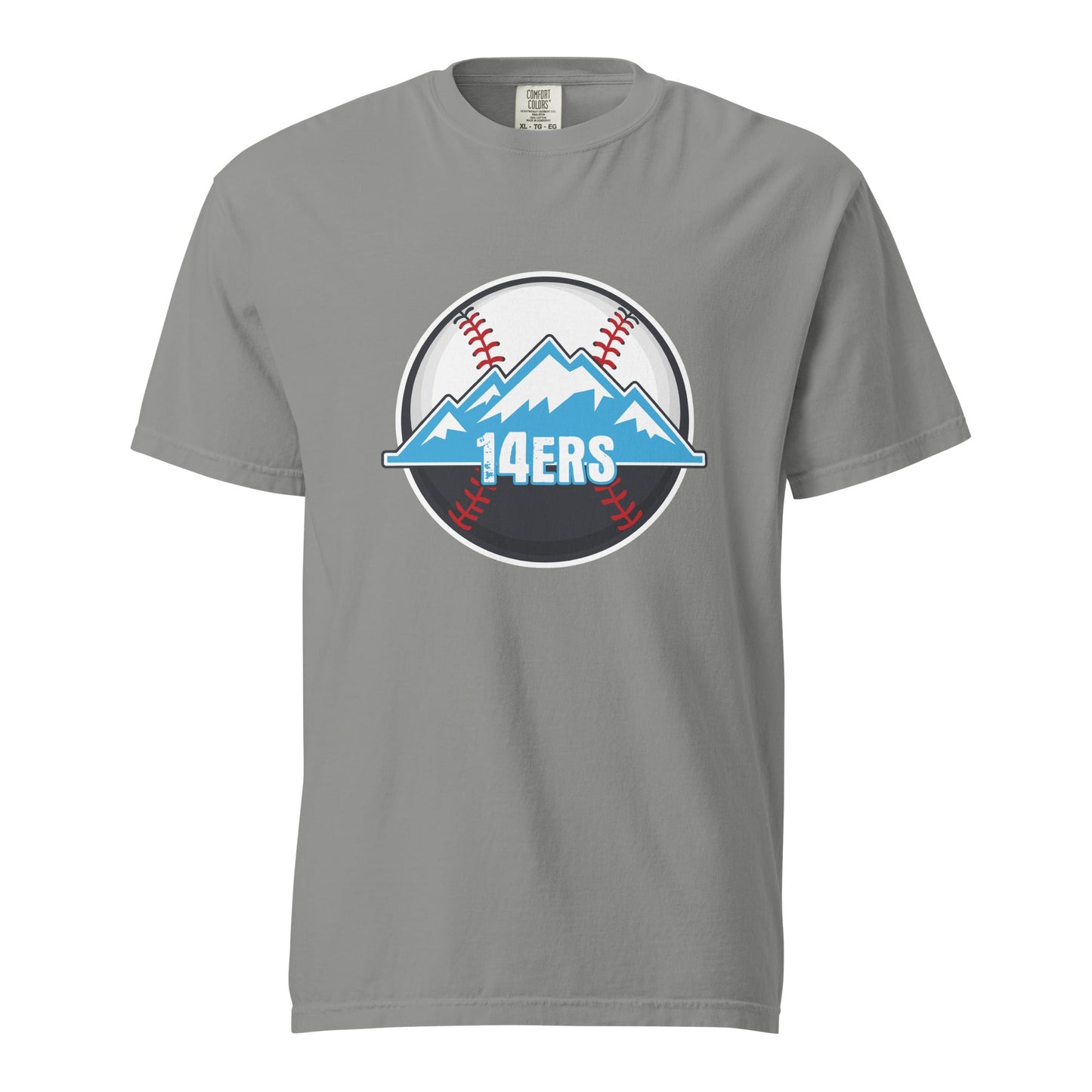 Signature | Comfort Colors T-Shirt | 14ers Baseball | Athletics Logo