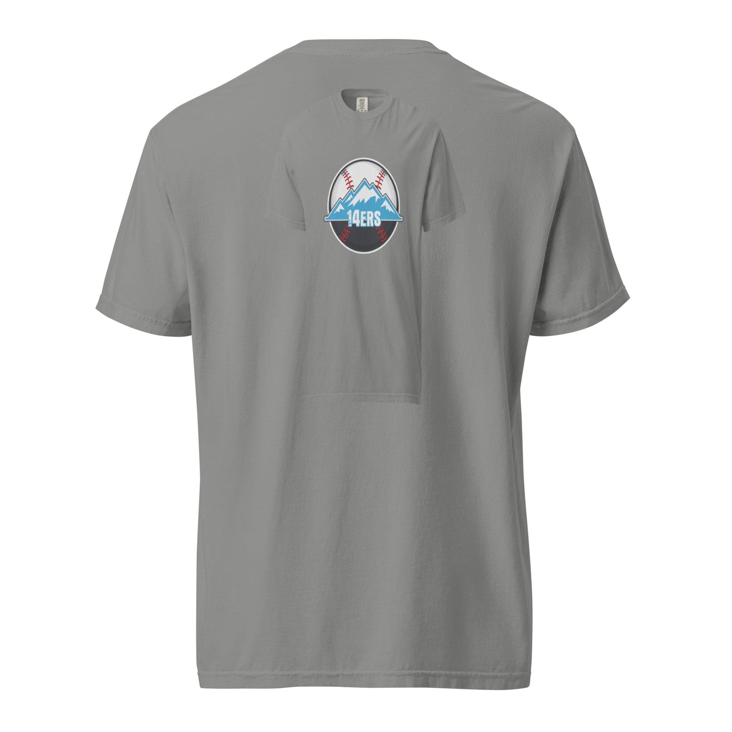 Signature | Comfort Colors T-Shirt | 14ers Baseball | Athletics Logo