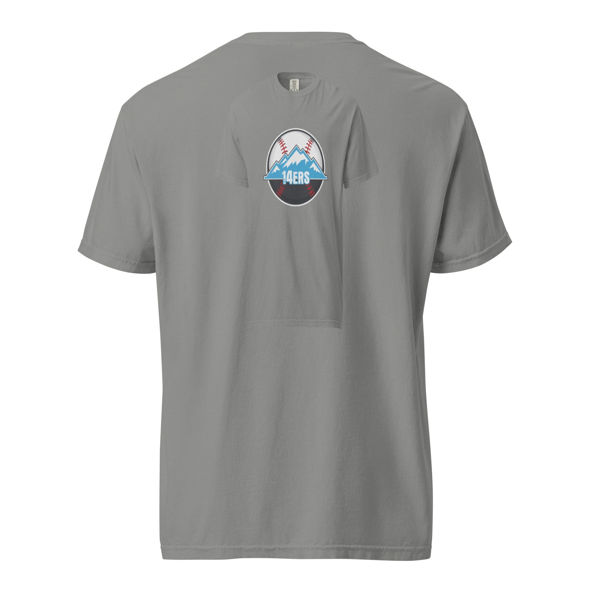 Signature | Comfort Colors T-Shirt | 14ers Baseball | Athletics Logo