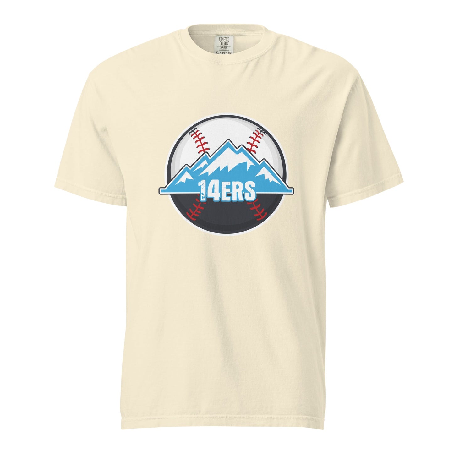 Signature | Comfort Colors T-Shirt | 14ers Baseball | Athletics Logo